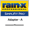 RNX Windshield Wipers acc wiper rain-x simplifit-pro adapter-a ThumbNail product x-small RNX 28'' SIMPLIFIT  Beam blade