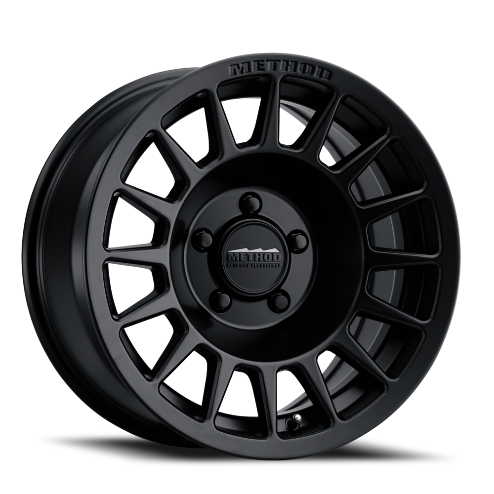 4 NEW MATTE BLACK METHOD RACE WHEELS MR707 BEAD GRIP 17X8.5 6139.70