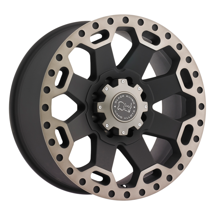 Black Rhino Warlord Wheels MultiSpoke Truck Machined Wheels