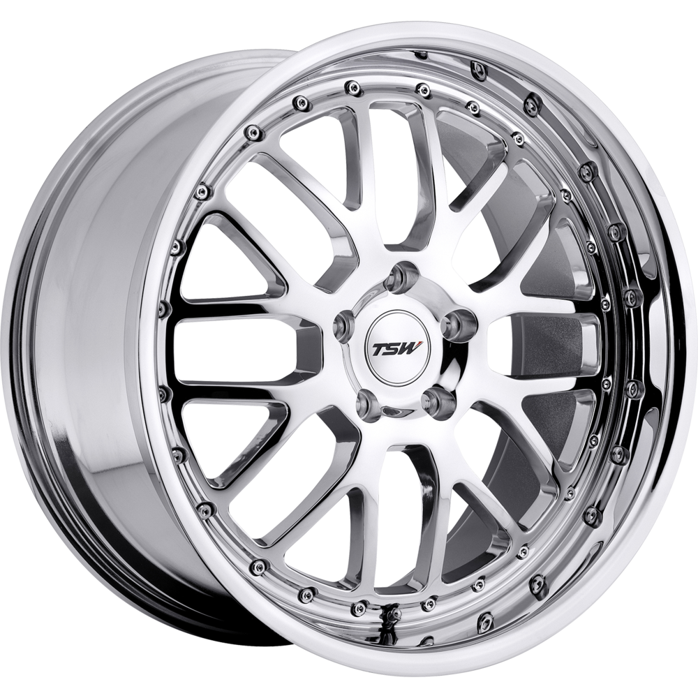 TSW Valencia Wheels Mesh Chrome Passenger Wheels Discount Tire