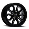 Vision Korupt front product x-small 17  X7.5   5-130.00 45  BKGLBM