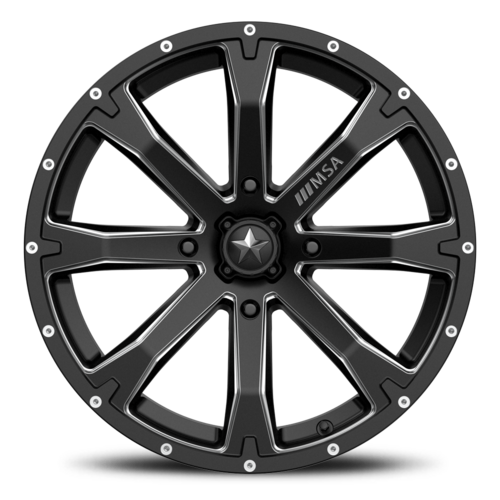 MSA Offroad Wheels M43 Fang 14 X7 4110.00 4.39+3.61BKMTTD America's Tire