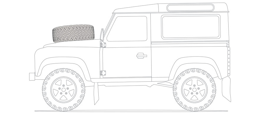 hoof mount spare tire