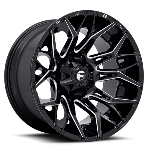 Fuel Wheels Twitch D769 22 X10 8-180.00 -18 BKGLBM | America's Tire