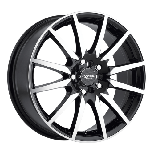 MB Wheels Turbo 16 X7 5-100.00/114.30 40 BKGLMS | Discount Tire