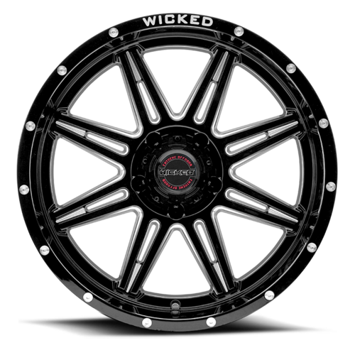Wicked Off-Road W905 20 X10 6-139.70 -24 BKGLBA | Discount Tire