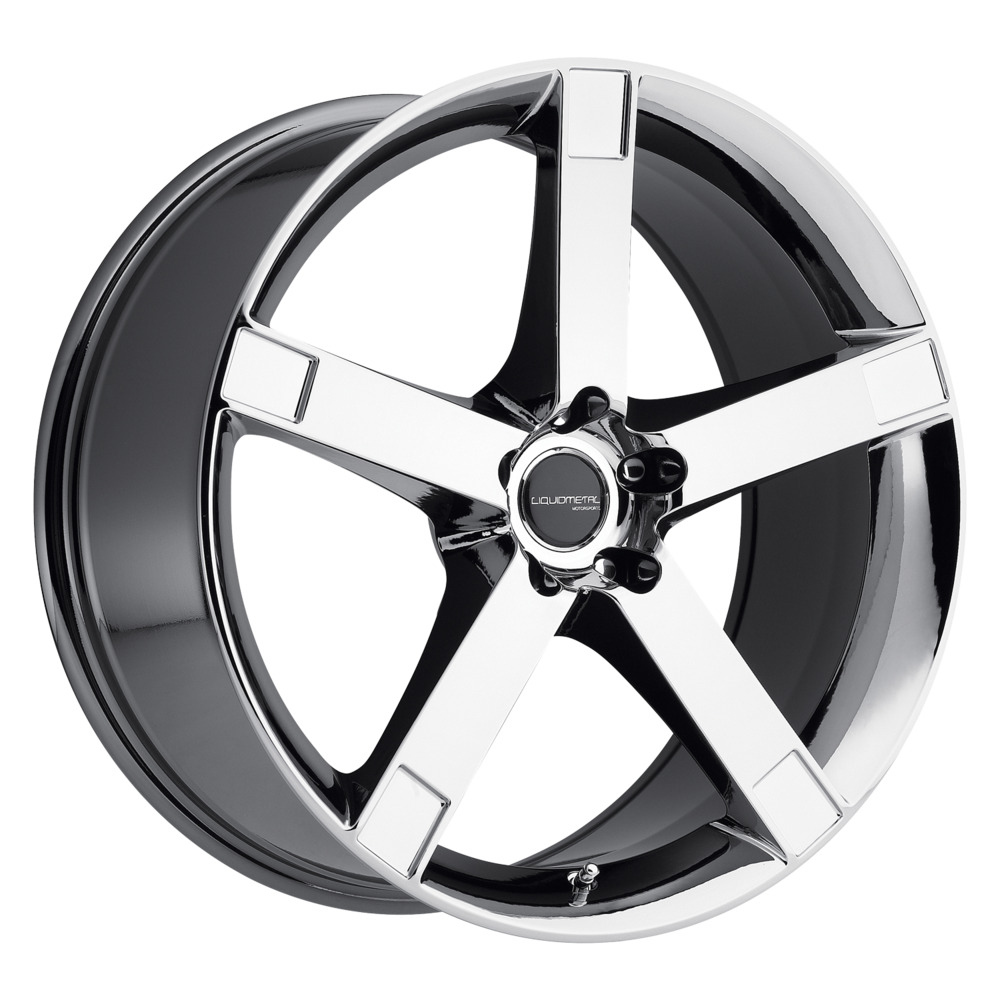 Liquid Metal Sabre Wheels MultiSpoke Chrome Passenger Wheels