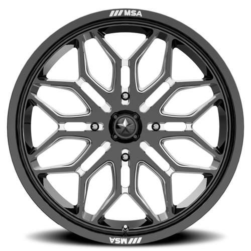 MSA Offroad Wheels M47 Sniper 18 X7 4-110.00 4.39+3.61BKGLBM | America ...