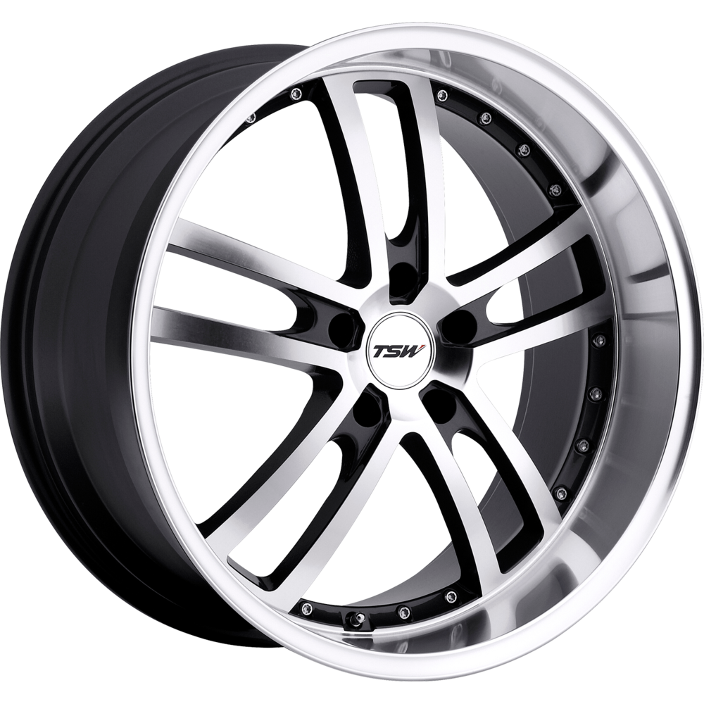 TSW Cadwell Wheels SplitSpoke MultiSpoke Painted Passenger Wheels