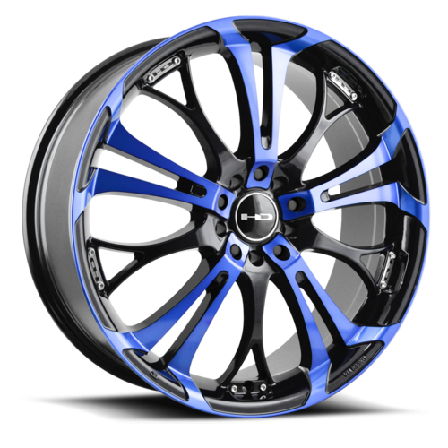 HD Wheels Spinout 18 X7.5 5-114.30/120.00 35 BKMCTB | Discount Tire