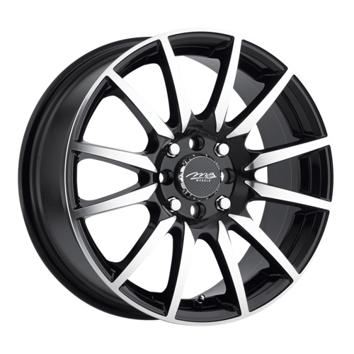 MB Wheels Turbo 17 X7 4-100.00/114.30 42 BKGLMS | Discount Tire