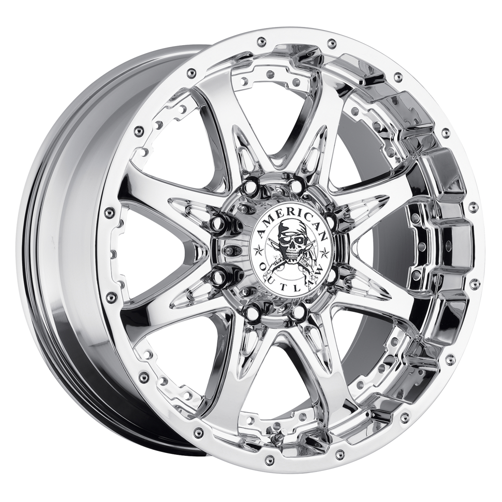 American Outlaw Buckshot Wheels MultiSpoke Chrome Truck Wheels