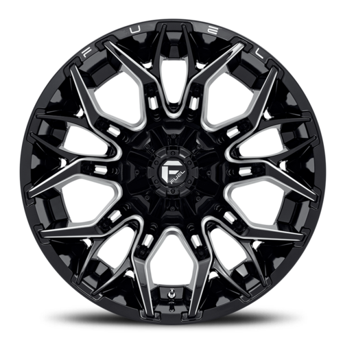 Fuel Wheels Twitch D769 22 X10 5-114.30/127.00 -18 BKGLBM | America's Tire