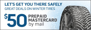 $50 Winter Tire Rebate