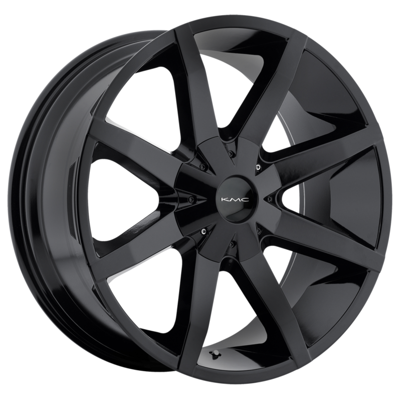 KMC KM651 Slide Wheels MultiSpoke Painted Passenger Wheels