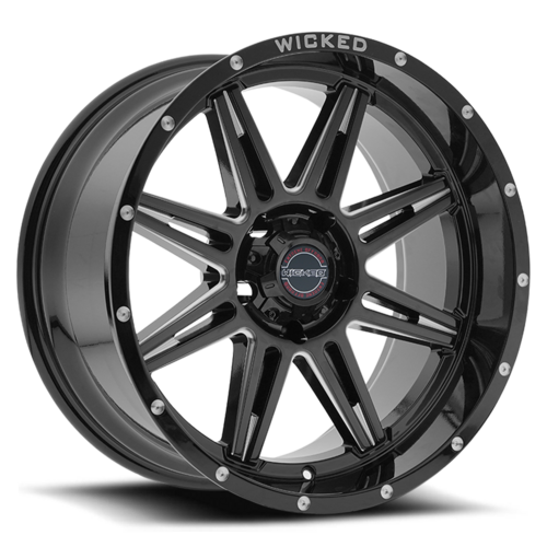Wicked Off-Road W905 20 X10 6-139.70 -12 BKGLBA | Discount Tire