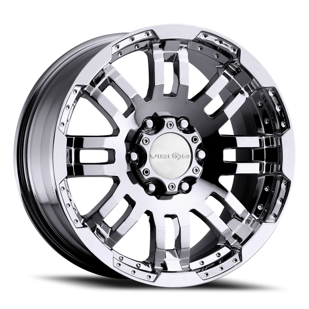 Vision Warrior Wheels MultiSpoke Chrome Truck Rims Wheels Discount