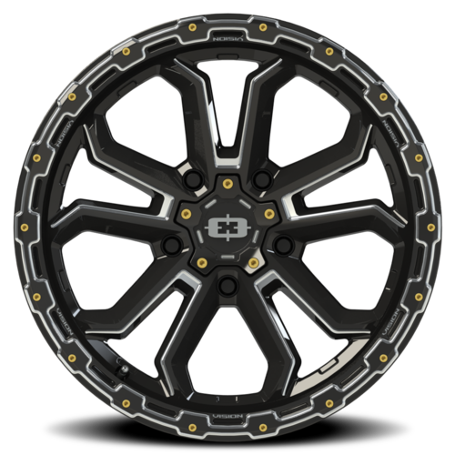 Vision Korupt side product medium 17  X8     5-110.00 30  BKGLBL