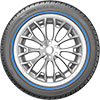 Custom Built Radial Blue Stripe