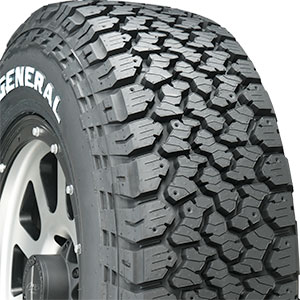 Pneu General Grabber AT2 FR 265/75R16 121R - 4 Saisons M+S 3PMSF, Efficacité E, Adhérence B, Pour 4x4 Et Tout-terrain