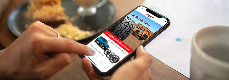 Discount Tire mobile app Discount Tire mobile app
