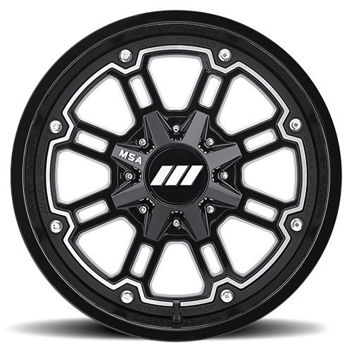 MSA Offroad Wheels M30 Throttle 16 X7 4136.00 4+3 BKGLMA America's Tire