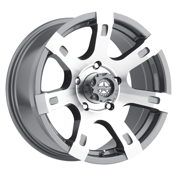 American Outlaw Sheriff Wheels MultiSpoke Truck Machined Wheels