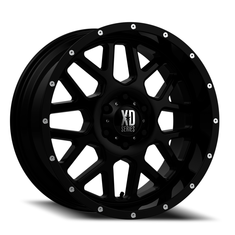 XD Series XD820 Grenade Wheels SplitSpoke MultiSpoke Painted Truck