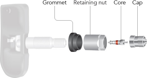 tire pressure sensor caps