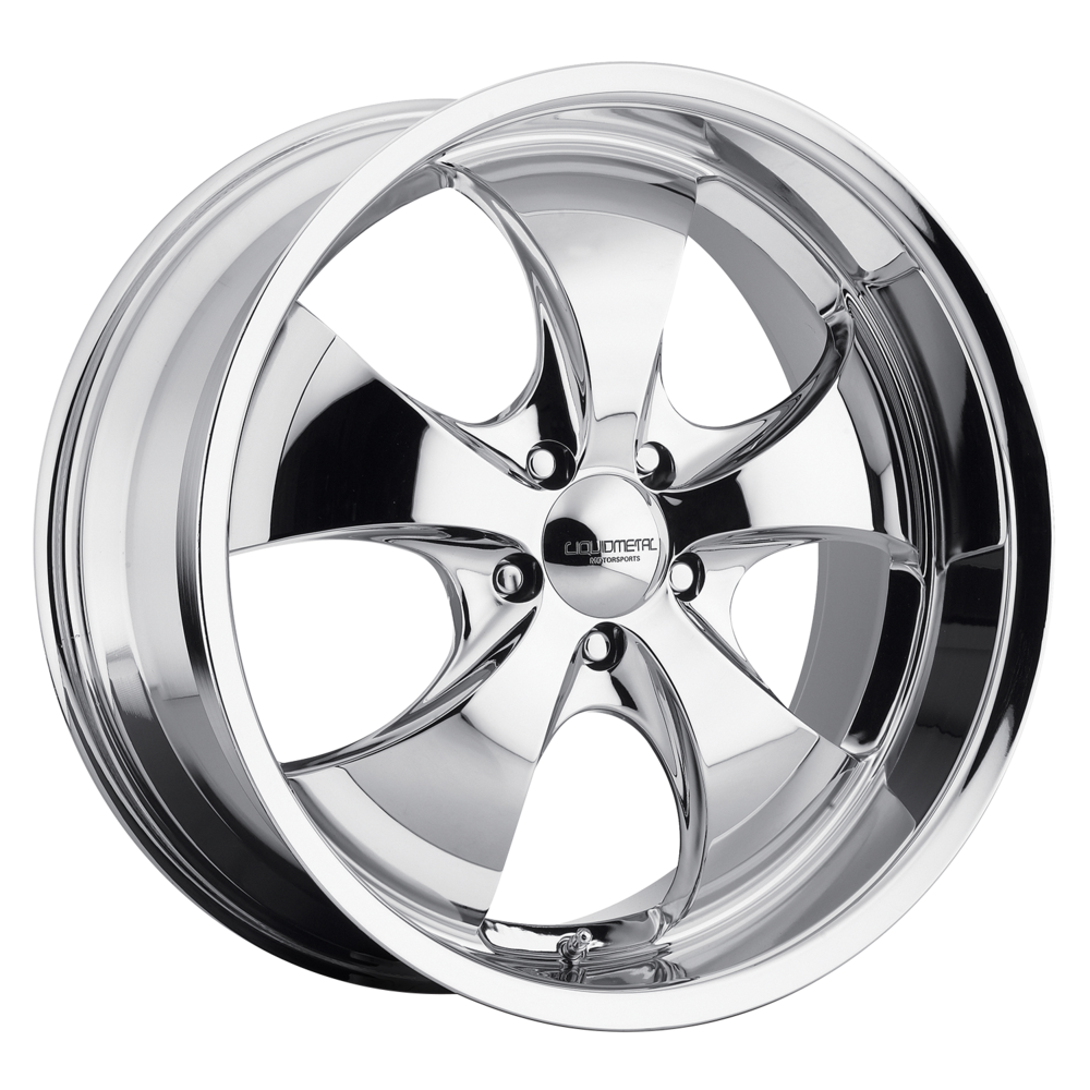 Liquid Metal Lithium 5 Wheels MultiSpoke Chrome Car Wheels