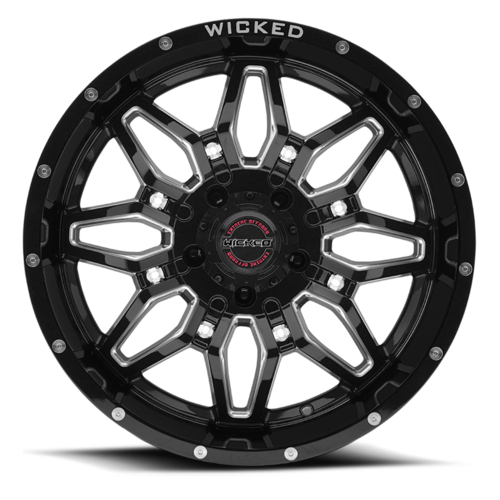 Wicked OffRoad Wheels W909 20 X10 8165.10 24 BKGLBA Discount Tire