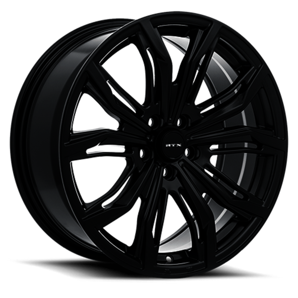 RTX Black Widow Wheels MultiSpoke Car Painted Wheels Discount Tire