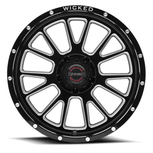 Wicked OffRoad Wheels W907 20 X10 8165.10 24 BKGLBA Discount Tire