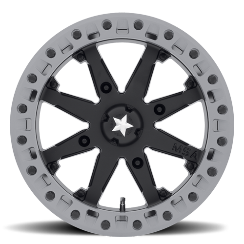 MSA Offroad Wheels M31 LOK2 Beadlock 14 X7 4156.00 4.00+4.00BKMTXX