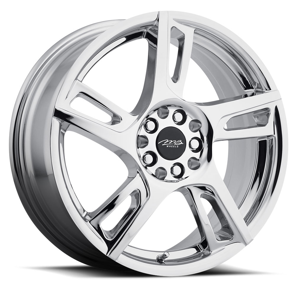 MB Wheels Vector Wheels MultiSpoke Chrome Passenger Wheels