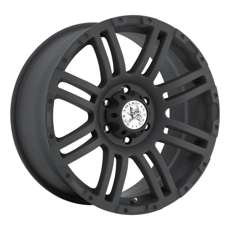 American Outlaw Bunker Wheels MultiSpoke Painted Truck Wheels