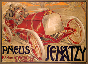 gaudy pneu jenatzy painting