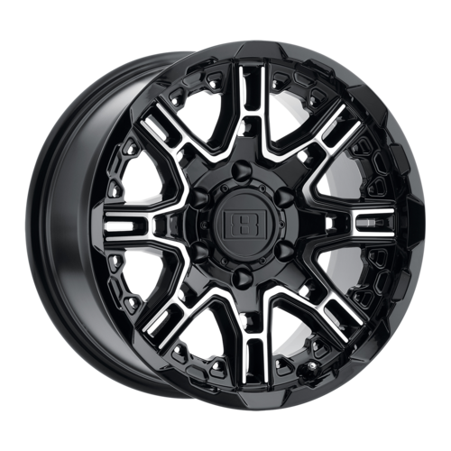 Level 8 Slingshot 17 X8.5 6-139.70 -10 BKGLMA | Discount Tire