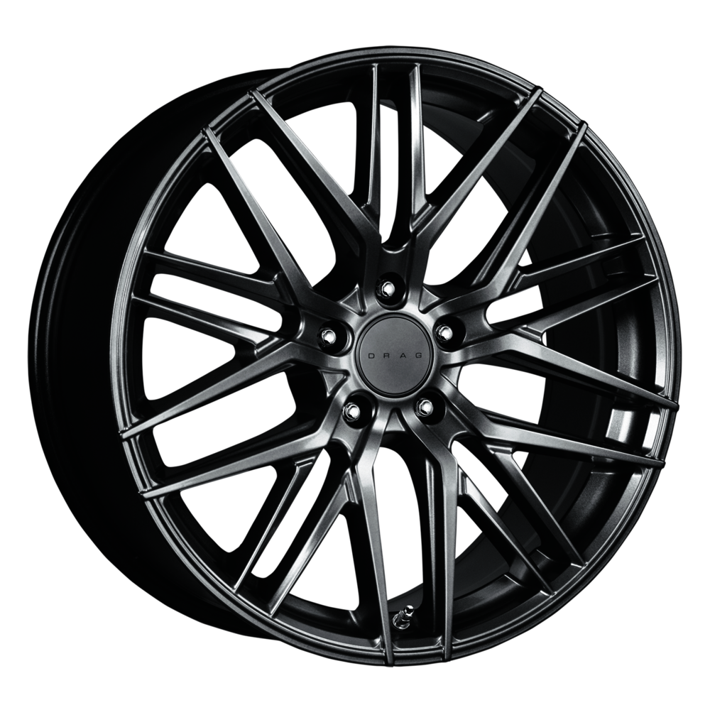 Drag DR-77 Wheels 20x9 5x114.3 Matte Black Rims