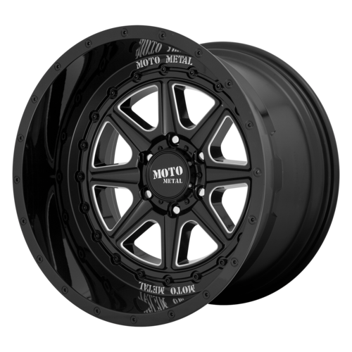 Moto Metal Mo801 Phantom 22 X12 5-127.00 -44 Bkglbm 